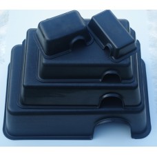 Black Plastic Hide - Large